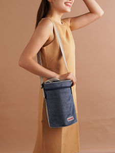 Thickened Aluminum Foil Layer Insulated Cloth Bag Multi-Functional Handheld Insulated Lunch Box Bag Outdoor Dining Utensils