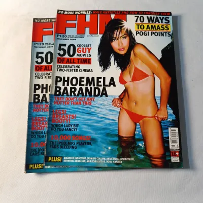 Vintage FHM Entertainment Magazines Retro early 2000s collectors