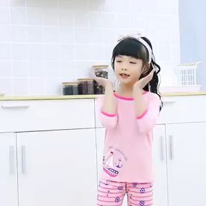 KS121 ชุดนอนเด็ก ชุดนอนเด็กขาสั้นแขนสั้น ชุดนอนเด็กสไตส์เกาหลี 100%COTTON