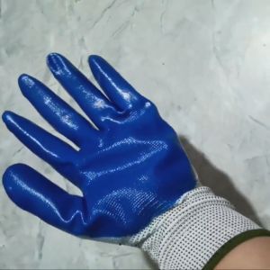12 Đôi Găng Tay Phủ Sơn Xanh Dương 388 - Giá Rẻ