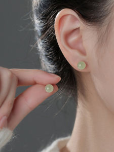 Pure Silver 999 Andeit Mounting Womens Earrings New 2025 Luxury Fashion Jewelry Fresh out Korean Style Freshly Made