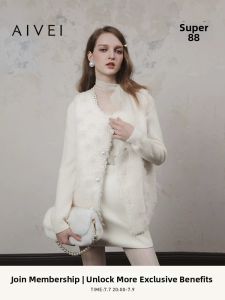 AIVEI | Fur Beaded Vest