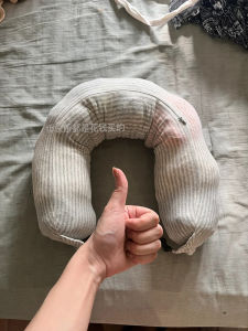 Ghế U Nhật Bản Đệm Cổ Di Động Đi Máy Bay Mùa Hè Đệm Cổ Chữ U Đi Làm Siêu Mềm Mại Đệm Cổ Chữ U Cho Người Lớn Đệm Cổ Chữ U Bằng Cotton