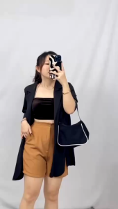 Sakura Glory - CELANA HOTPANTS CASSIE CRINKLE AIRFLOW PREMIUM UKURAN ALLSIZE FIT TO XXL / BAWAHAN / WANITA / DEWASA / DISTRO / IMPORT / HIGHWAIST / COD / DISKON / GRATIS ONGKIR / MURAH