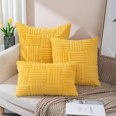 Boho Throw Pillow Cover 45x45 Plush Cushion Cover for Living Room Bed Couch Sofa Soft Decor Pillow Cases Home/Christmas Decor