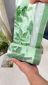 [SG Stock] Tear-free Thickened Trash Bag Drawstring Large Thick Garbage Rubbish Plastic Bag 45x50cm