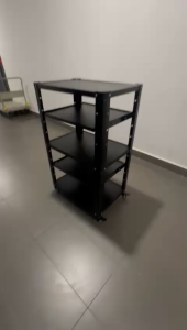 monitor workstation SPEEDSMOUNT AV IT network equipment storage cabinet projector trolley metal shelf