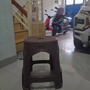 Tabitha Bangku Bakso Mini / Small Serbaguna Motif Rotan Minimalis / BUCIK RISMA
