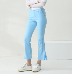 Summer Golf Pants Womens Breathable Quick-Drying Elastic Slim-Fit Top Long-Sleeved Golf Womens Clothing Womens Suit