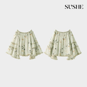 SUSHE | Flattering Peasant Off-shoulder Blouse Summer