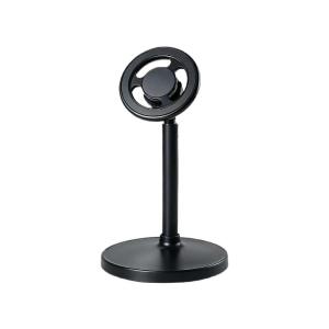 【Adjustable Magnetic Phone Stand With Telescopic Pole And 360 Degree Rotation Desktop Holder For Compatible Smartphones】