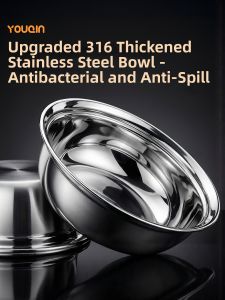 youqin | Multipurpose Food-Grade Stainless Steel Bowl