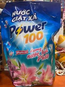 Nước giặt xả hương nước hoa Pháp power100 31L  lưu hương 72 hbảo vệ màu vảian toàn
