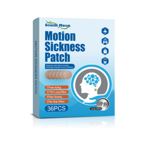 South Moon Motion Sickness Patch for Behind Ear for Travel Nausea and Vomiting Use Sickness Patches Relief Non Drowsy Travel Carry Relieves Dizziness Vomiting Motion Sickness Patch（36pcs）