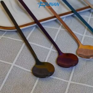 Sendok Aduk Minuman Stirring Mixing Spoon Sendok Hitam Kopi Teh Cafe