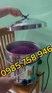 Nồi hấp điện 3 tầng hấp xôi bánh xu xuê bánh bao trường học