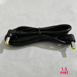 JCD | 1PC 18AWG Cáp Nguồn DC 5.5x2.5mm Nam Đến Nam Cắm 12V 10A Dây Nối Dài Cổng Kết Nối Tương Thích Với DC 5.5*2.1mm