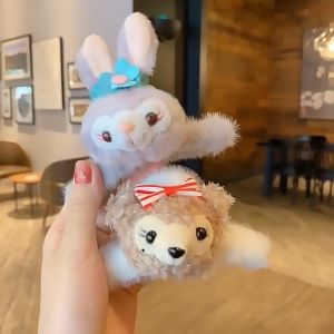 Duffy and Friends Hair Claw Hair Clips Shark Clip Linabell Stella Lou Kids Adult Girl Cute大人儿童達菲熊家族抓夹鲨鱼夹发夹琳娜贝尔星黛露