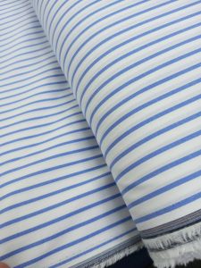 Iwan textile promo kain katun bahan kemeja garis garis katun yarndet italy import premium
