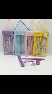 ALAT TULIS SEKOLAH SET EDISI SANRIO 5 IN 1 STATIONERY SET ATK KUROMI CINNAMOROLL MY MELODY