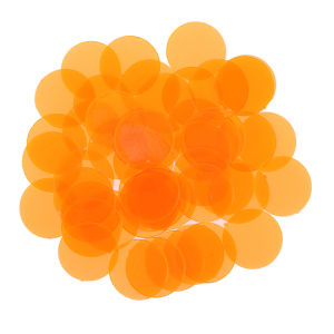 50PCS 15mm Plastic Casino Bingo Markers Token Family Game Toy
