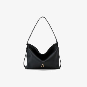 Tea Scented Calf Leather Hobo Tote Bag