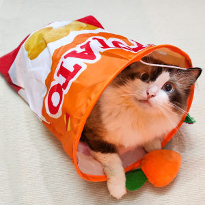 Cat Toy Drill Bag Pet Tunnel Boredom Buster Cat Teaser Stick Durable Chew Resistant Fake Mouse for Kittens And Cats