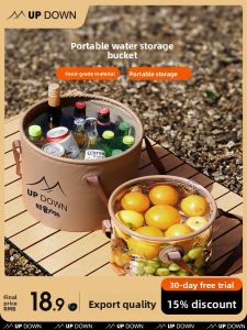 UP DOWN | Folding Camp Storage Water Bucket Durable