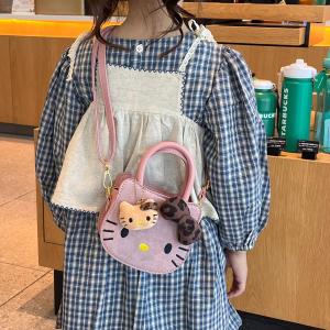 Túi Xách Đeo Chéo Hình Mèo Dễ Thương Cho Bé Gái Túi Xách Công Chúa Thời Trang Mùa Thu Đông Cho Bé Gái Đi Chơi Túi Đeo Vai Đơn Cho Bé Gái