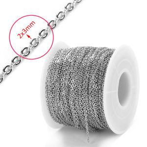 10 Meters 2 Meters Gold Color Stainless Steel Necklace Chains For Jewelry Making Findings DIY Necklace Chains Materials Supplies