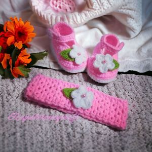 SEPATU RAJUT PREWALKER PINK JARING