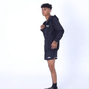 Terrel Sportswear Jaket Lari Dashing Jacket Black Running Series