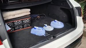 Tempat Air Lipat Galon Kantong Air dengan Kran Portabel 5/10/15 Liter Jerigen Air Portabel Praktis Alat Hiking & Camping
