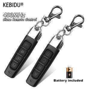 Kebidu 433MHz Clone Remote Control Electric Garage Door Opener 4 CH Remote Controller Duplicator Clone Cloning Code Transmitter