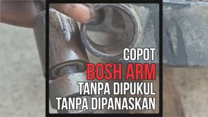 Kunci treker bosh arm motor matic grip on - alat melepas karet bosh arm motor matic GY 6