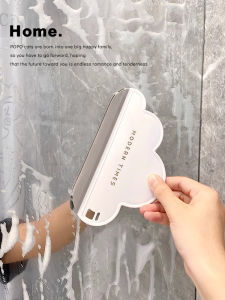Bathroom Silicone Squeegee Cloud Shape Water Scrubber Toilet Washstand Mirror Cleaning Tool Kitchen Bathroom Household Item