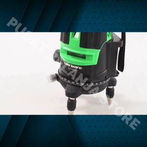 BERGARANSI Taffware Laser level 3d 2 line komplit tukang bangunan Self Leveling Green SPY003