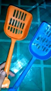 Serokan Pasir Kucing Panjang Tebal & Serok Pasir Kucing Murah