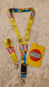 STRAP LANYARD CARD HOLDER Lego Just Imagine Gantungan Kunci Handphone ID Card