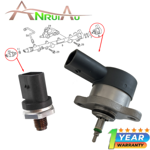 For Mercedes-Benz M-Class W163 W164 ML270 ML400 1999-2011 0281002238 0281002241 Fuel Pressure Regulator and Fuel Pressure Sensor