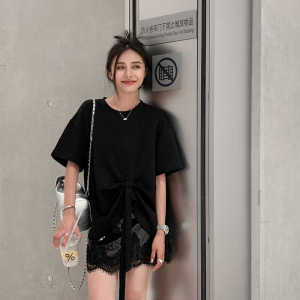Glitter Short Skirt Two-Piece Set Elegant Top And Short Skirt Combo Cotton Blend Spring Fashion Set for Young Women