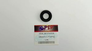 Seal As Stater Smash (13x24x6) - Sil Siel Karet Slah Selah Selahan Engkol Kick Kik Pedal Starter Suzuki Smash Lama Old Smash R New Shogun Kebo 110 Shogun 125 Arashi