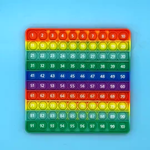 Silicone Pop Math Toy Multiplication Push Fidget Kids Learning Numbers Stationery Latihan Darab