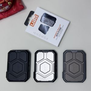 UAG Metal Magnetic Card Case Holder 2-in-1 Folding Multifunctional | Magsafe Magnetic Phone Holder | Bank Card Organizer Portable & Carrying Suitable for iPhone Samsung etc.