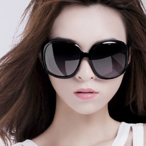 2025 New Polarized Sunglasses for Women Fashionable Star Style Oversized Frame round Face Elegant Versatile Luxury Sun Glasses