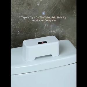LOCAL SG - Intelligent Smart Infrared Sensing Flush Device 0.25S Non Contact for Toilet Household Electric Press Automatic Flush Device | IPX5 Waterproof Rechargeable