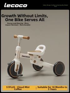 LEKA | Childrens Multifunctional Three-wheeled Balance Bike