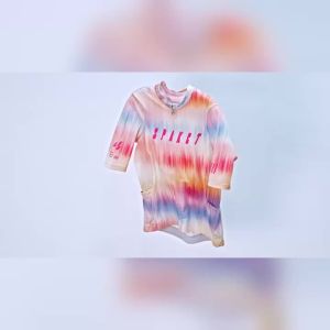 Spakct | SPAKCT Áo Đi Xe Đạp Ngắn Tay Phong Cách Hippie Dành Cho Nữ Nhanh Khô Thoáng Khí Có Khóa Kéo Mùa Hè Trang Phục Đi Xe Đạp Chuyên Nghiệp Với 3 Túi Phía Sau