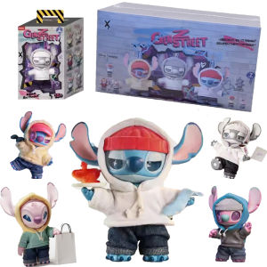 Disney Stitch Gen Z Street Series Blind Box Figure Cute Stitch Vinyl Doll Mystery Box Plush Surprise Bag Pendant Toys Gift