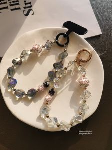 ZHENGEGE | Premium Rhinestone Crystal Beaded Phone Lanyard